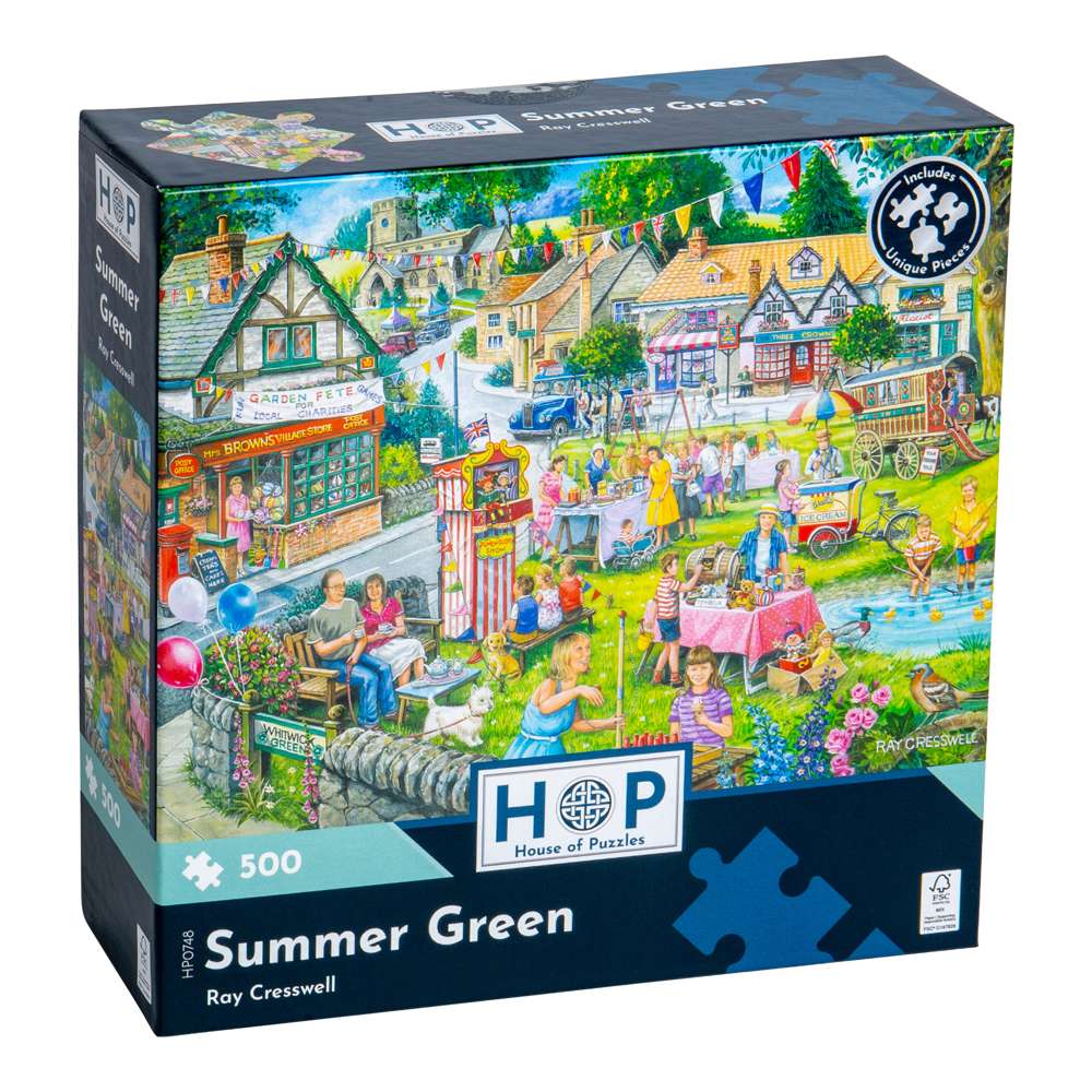 Summer Green 500 Puzzle - Damaged Box