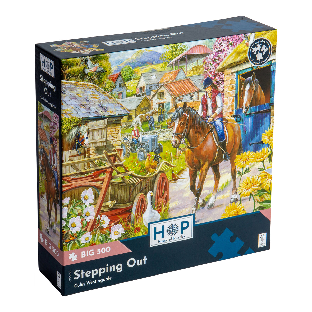 Stepping Out BIG 500 Puzzle - Damaged Box