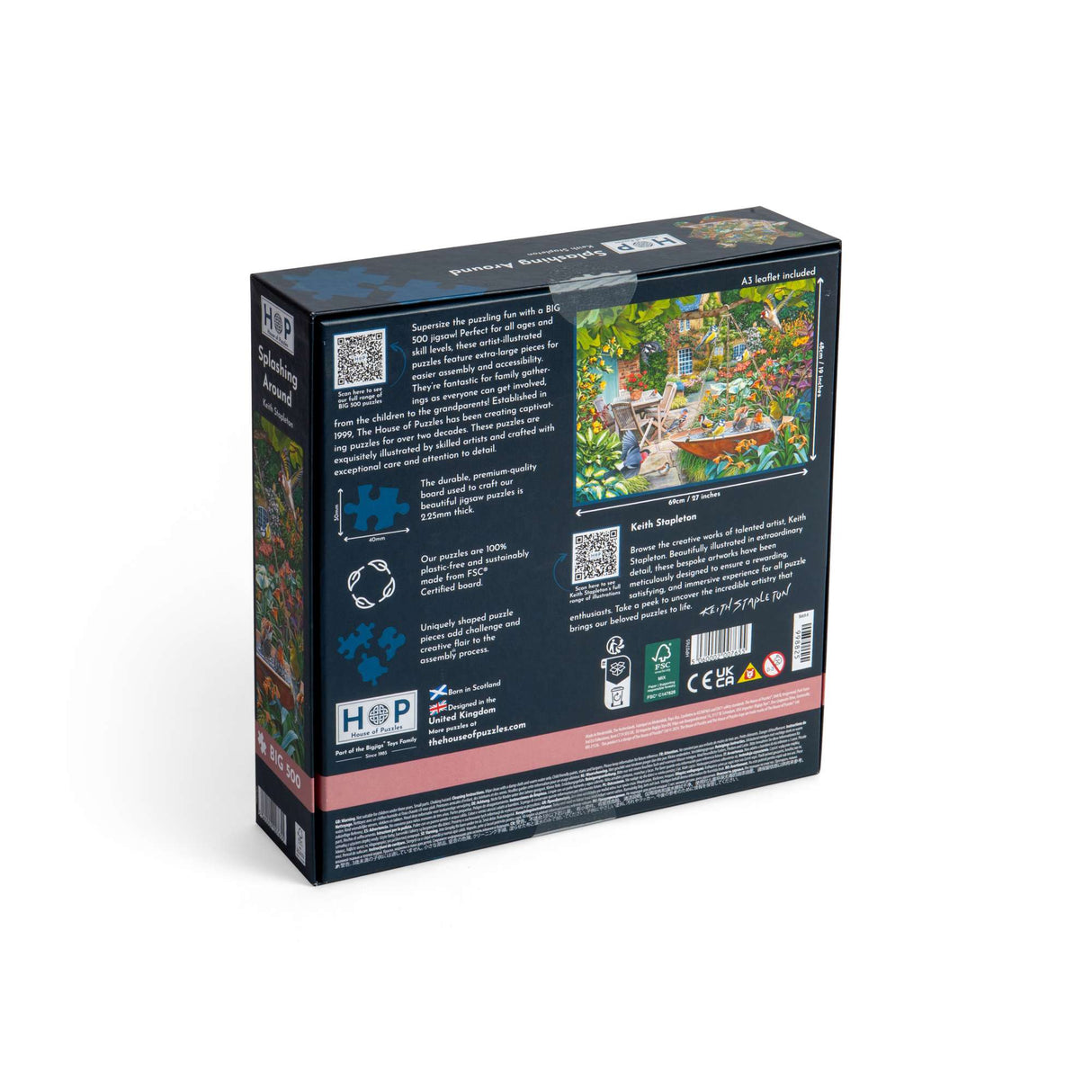 Splashing Around BIG 500 Puzzle - Damaged Box