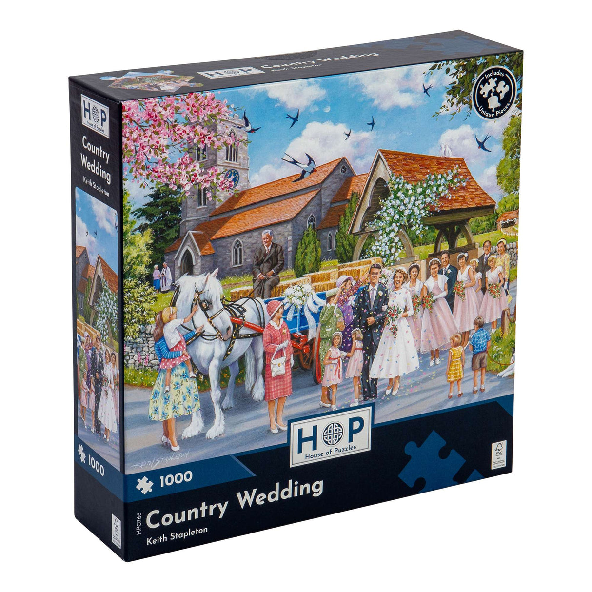 Country Wedding 1000 Piece Puzzle