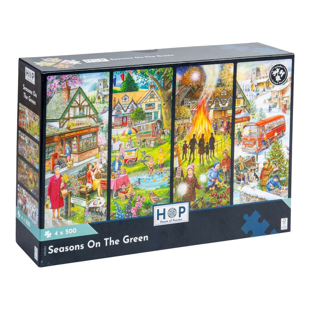 Seasons On The Green - 4 x 500 Piece - DAMAGED BOX