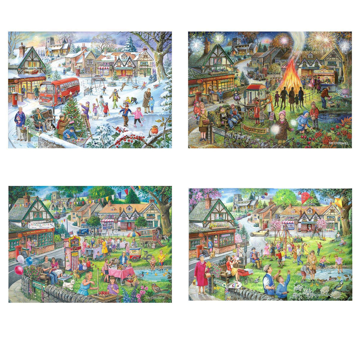 Seasons On The Green - 4 x 500 Piece