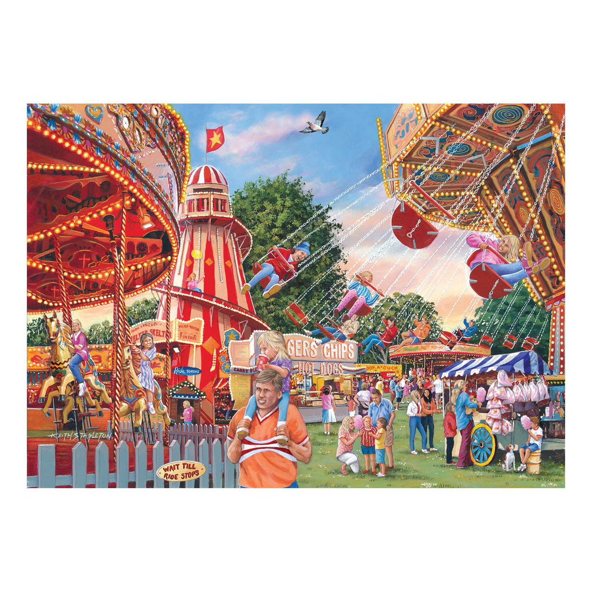 No. 28 - Fun at the Fair 1000 Piece Puzzle- Damaged Box