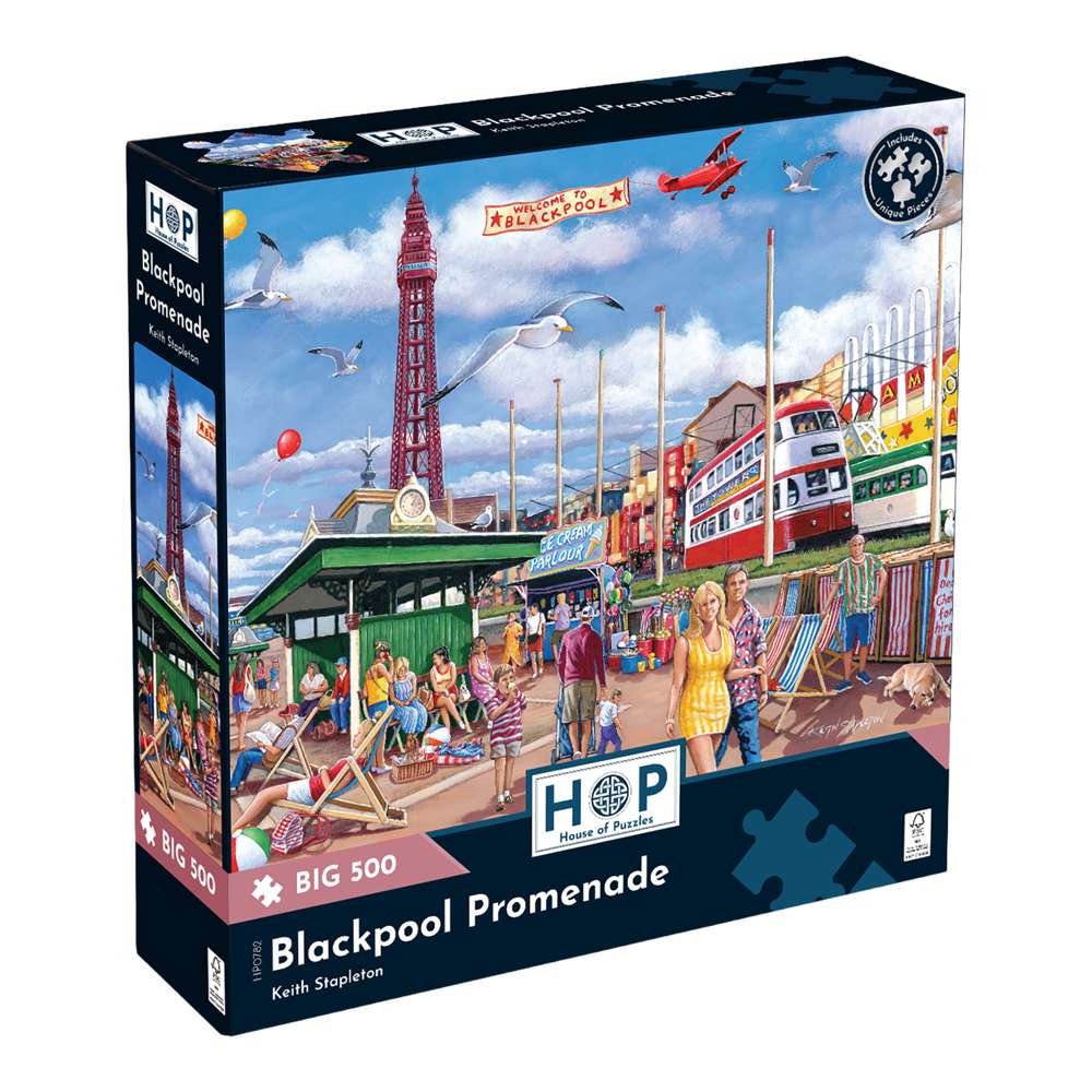 Blackpool BIG 500 Puzzle- Damaged Box