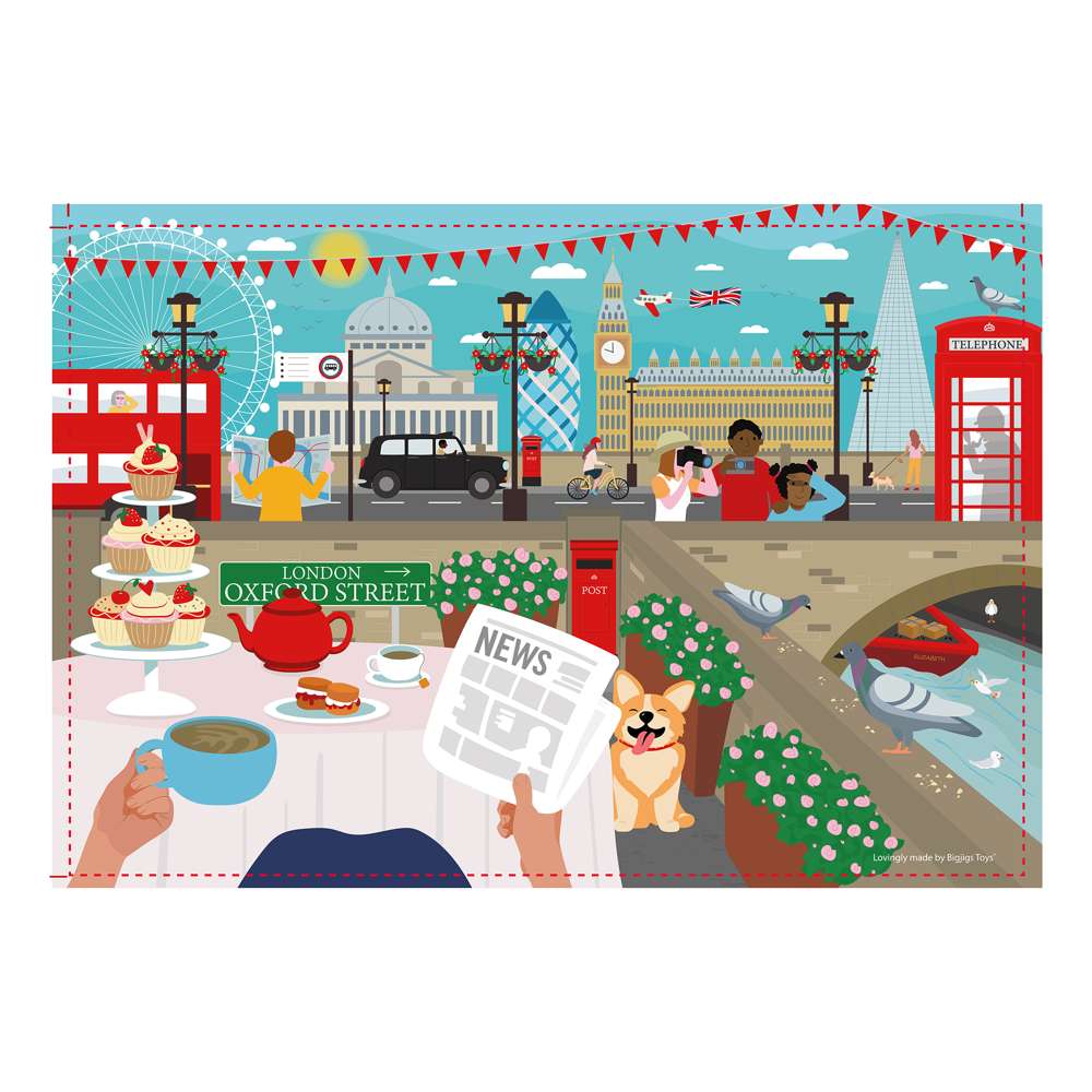 London Life Puzzle Tube - 150 Piece - Damaged Box