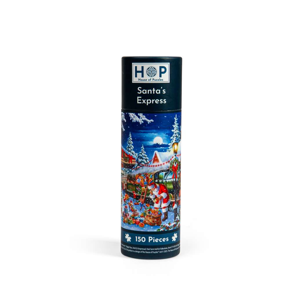 Santa's Express Puzzle Tube - 150 Piece