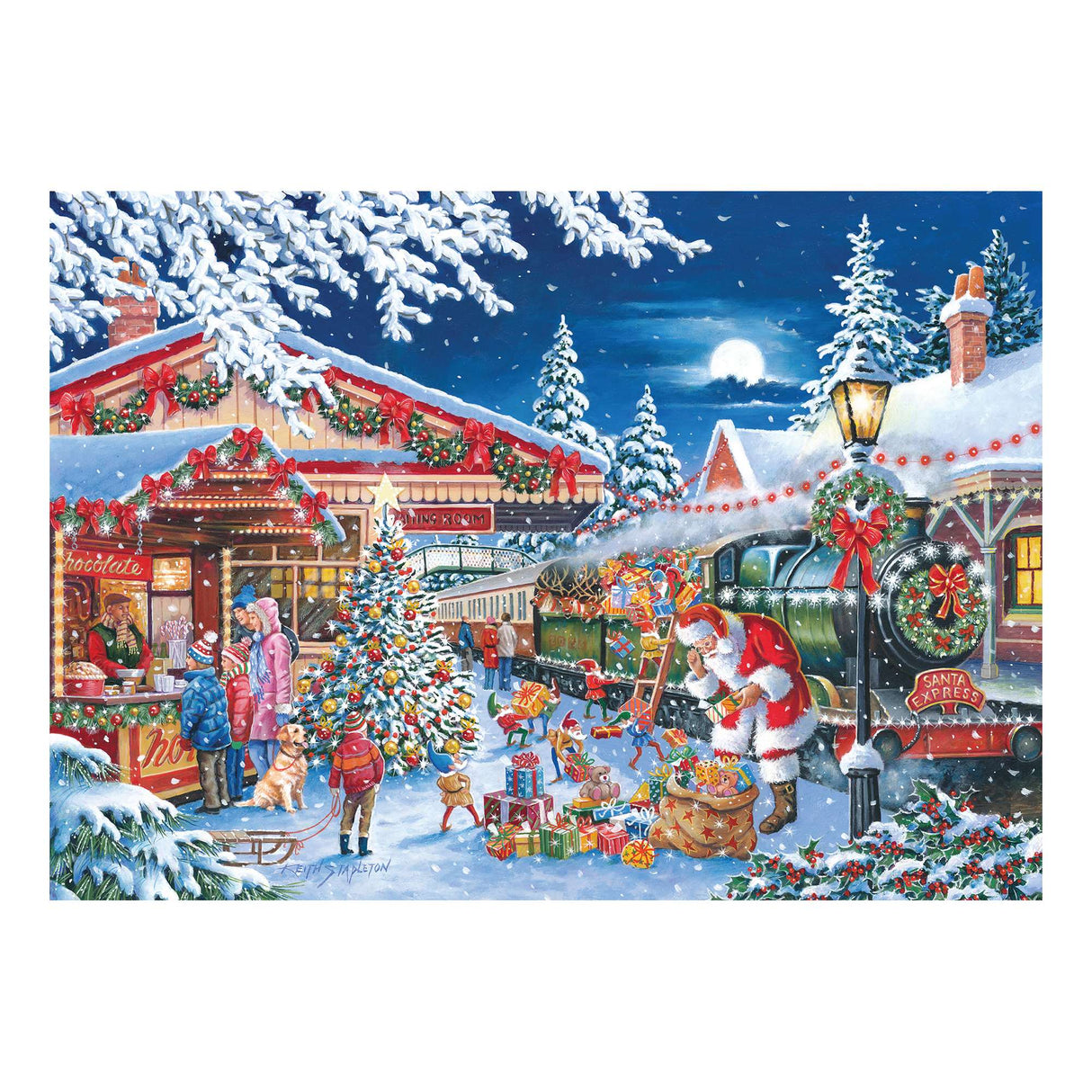 Santa's Express Puzzle Tube - 150 Piece