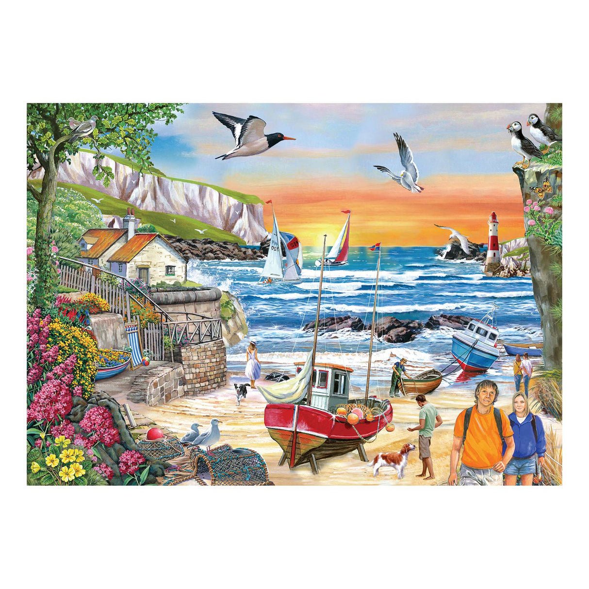 Seaside Sunset BIG 250 Puzzle - Damaged Box
