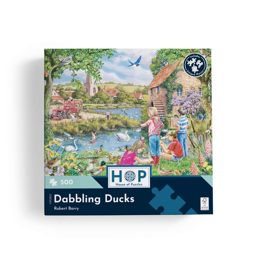 Dabbling Ducks 500 Piece Jigsaw Puzzle
