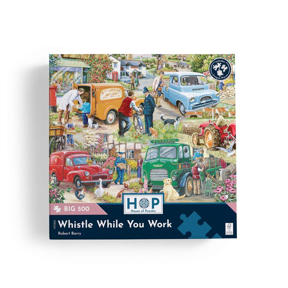 Whistle While you Work BIG 500 Jigsaw Puzzle