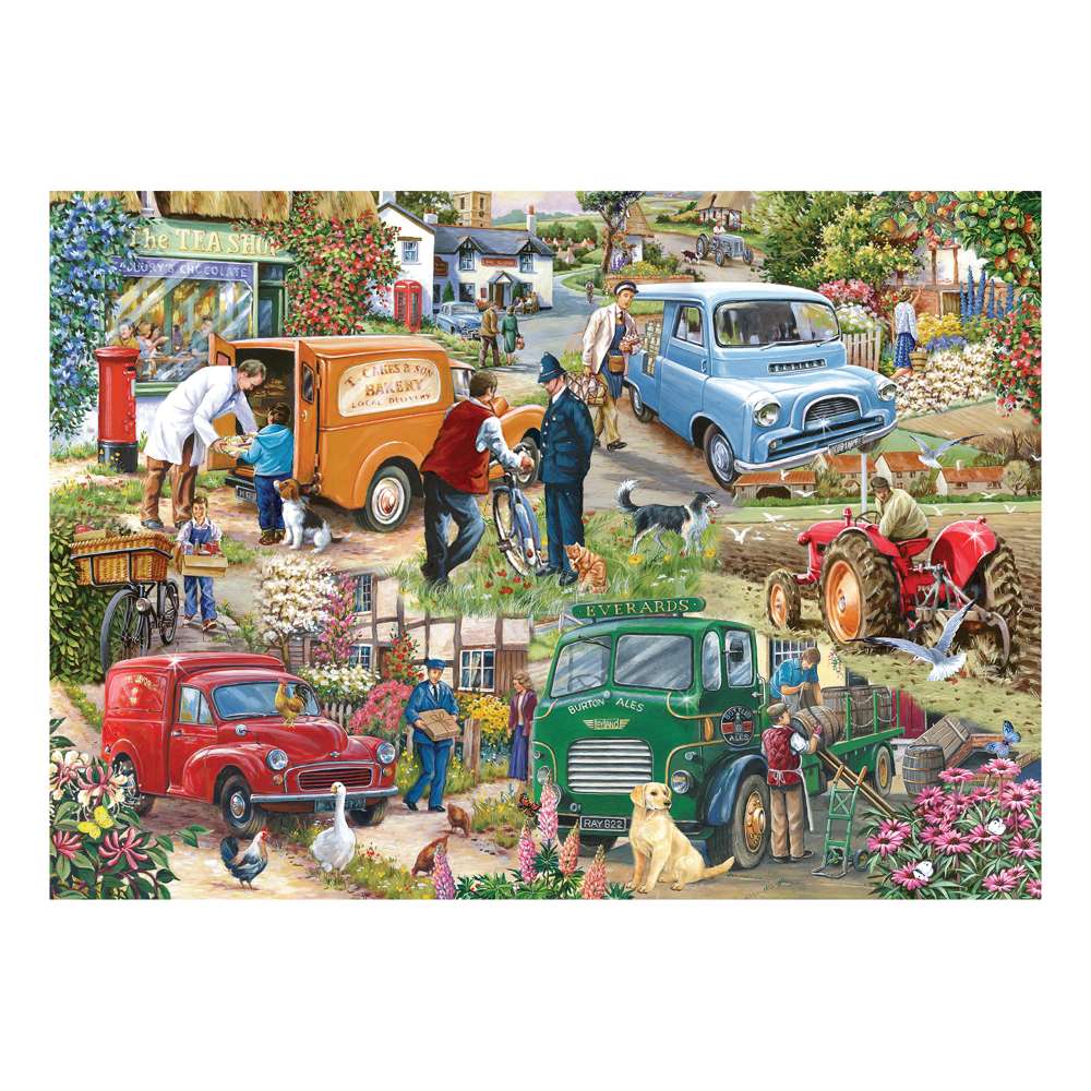 Whistle While you Work BIG 500 Jigsaw Puzzle - Damaged Box