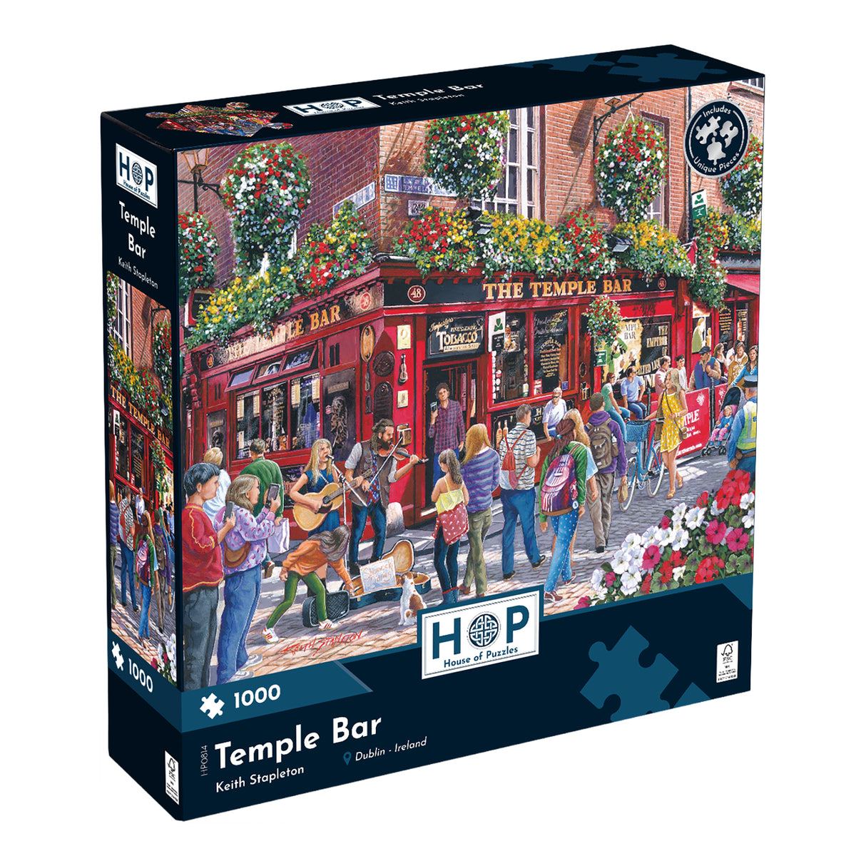 Temple Bar 1000 Piece Puzzle - Damaged Box