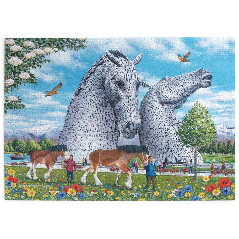 The Kelpies 1000 Piece Jigsaw Puzzle