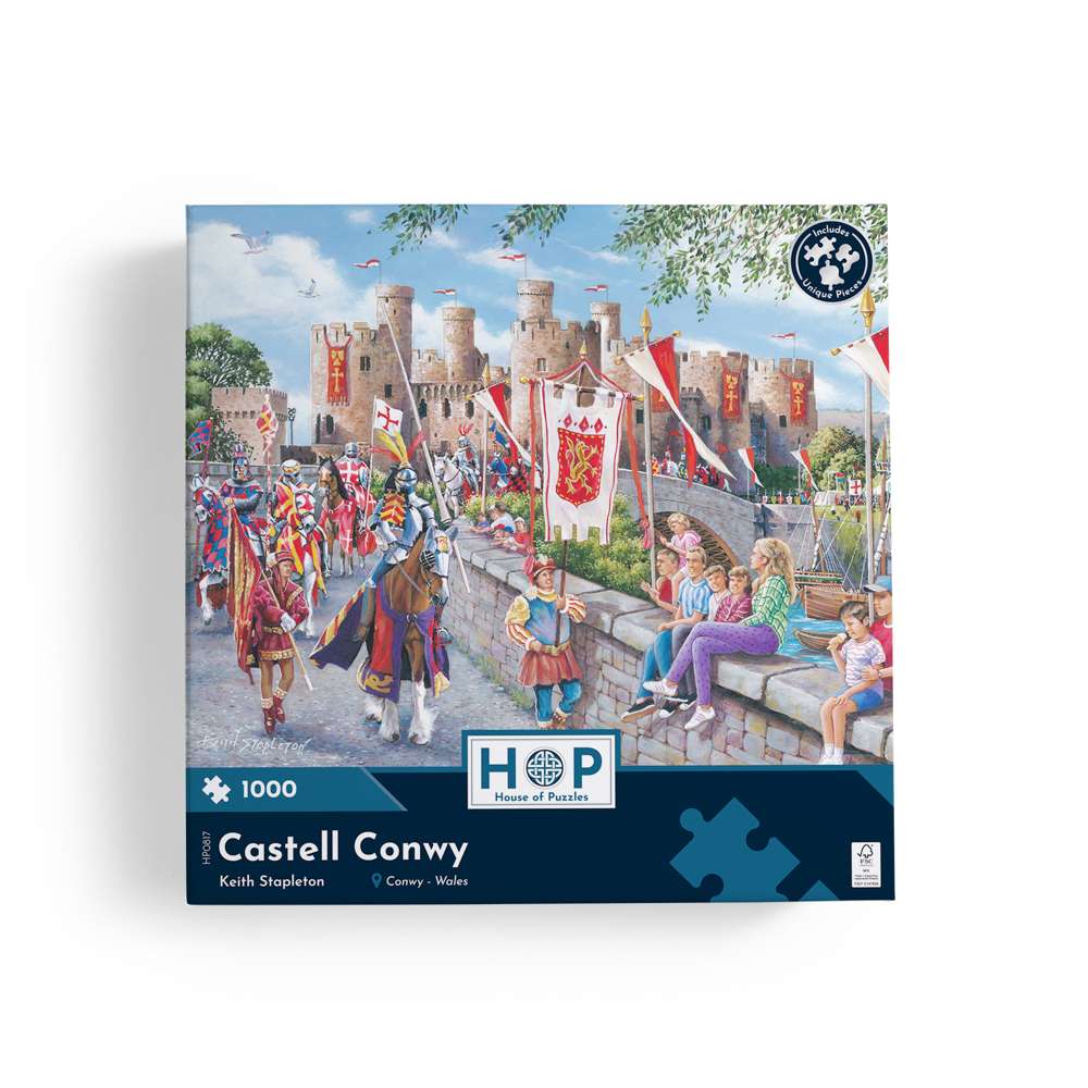 Castell Conwy 1000 Piece Jigsaw Puzzle