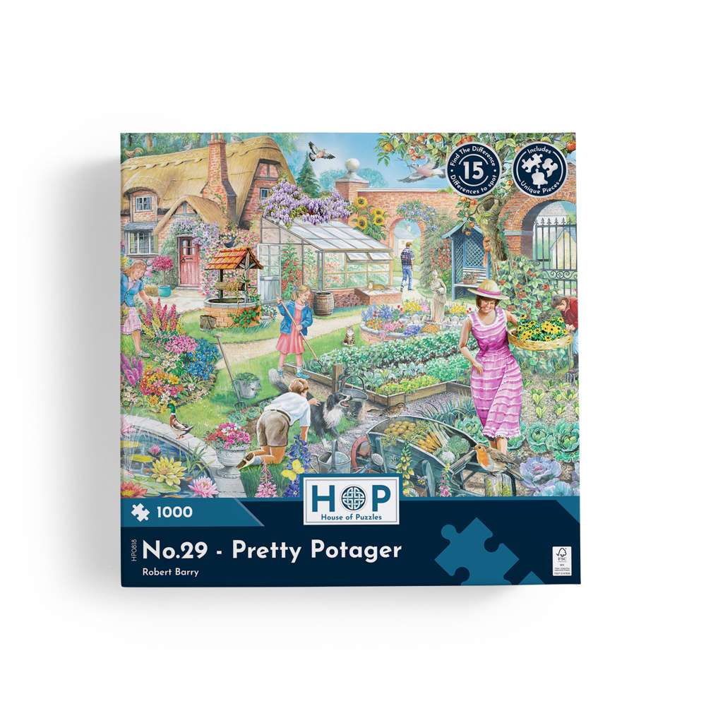 No.29 Pretty Potager 1000 Piece Jigsaw Puzzle