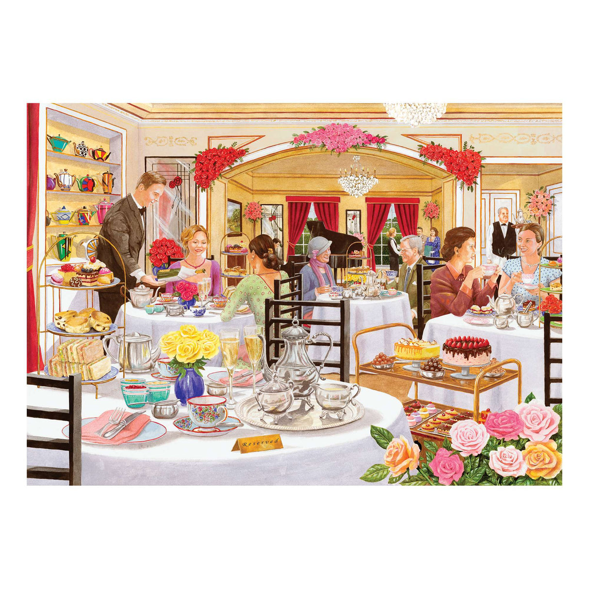 The Rose Tearooms BIG 500 Jigsaw Puzzle