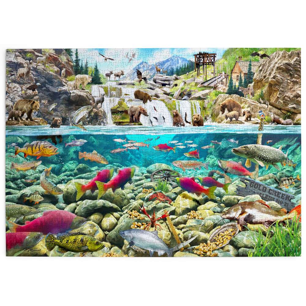 Gold Creek 1000 Piece Jigsaw Puzzle