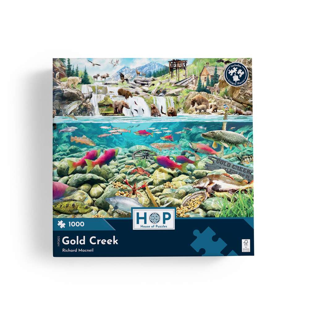 Gold Creek 1000 Piece Jigsaw Puzzle