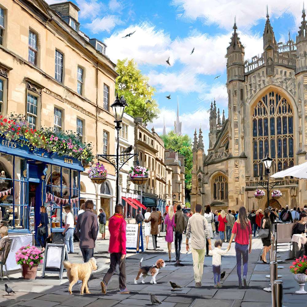 Beautiful Bath 1000 Piece Jigsaw Puzzle