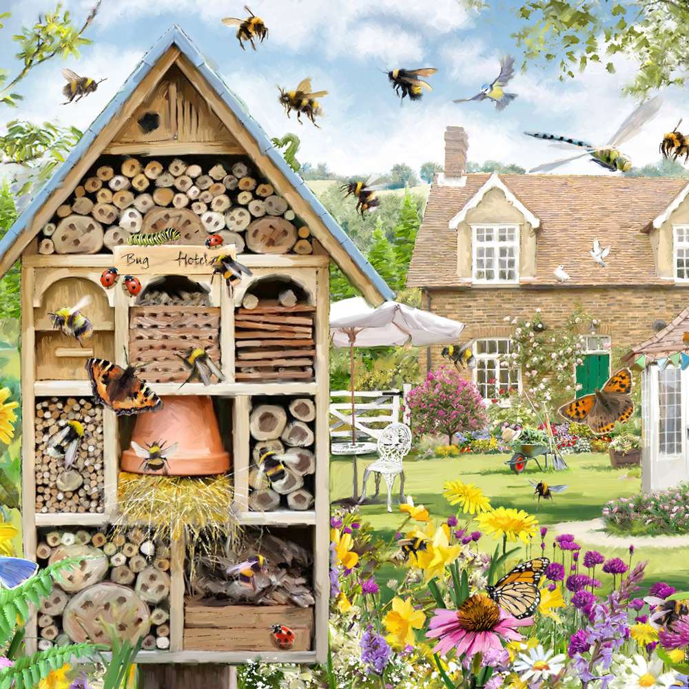 Bee Hotel 1000 Piece Jigsaw Puzzle