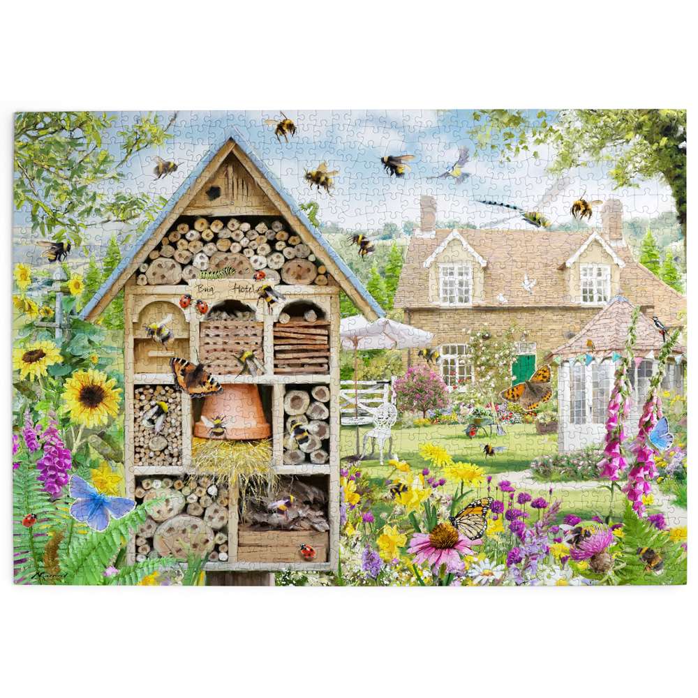 Bee Hotel 1000 Piece Jigsaw Puzzle
