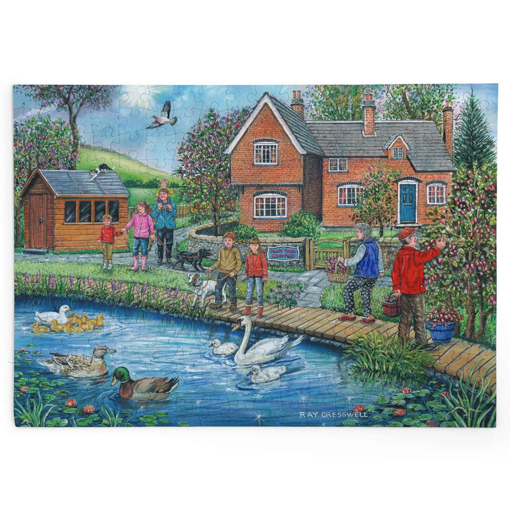 Plum Cottage BIG 250 Jigsaw Puzzle