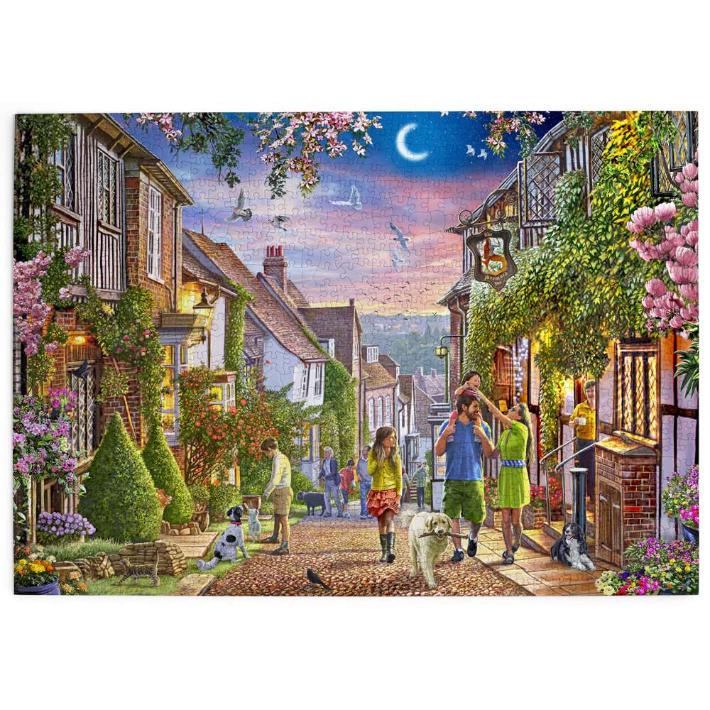 Mermaid Street 1000 Piece Jigsaw Puzzle