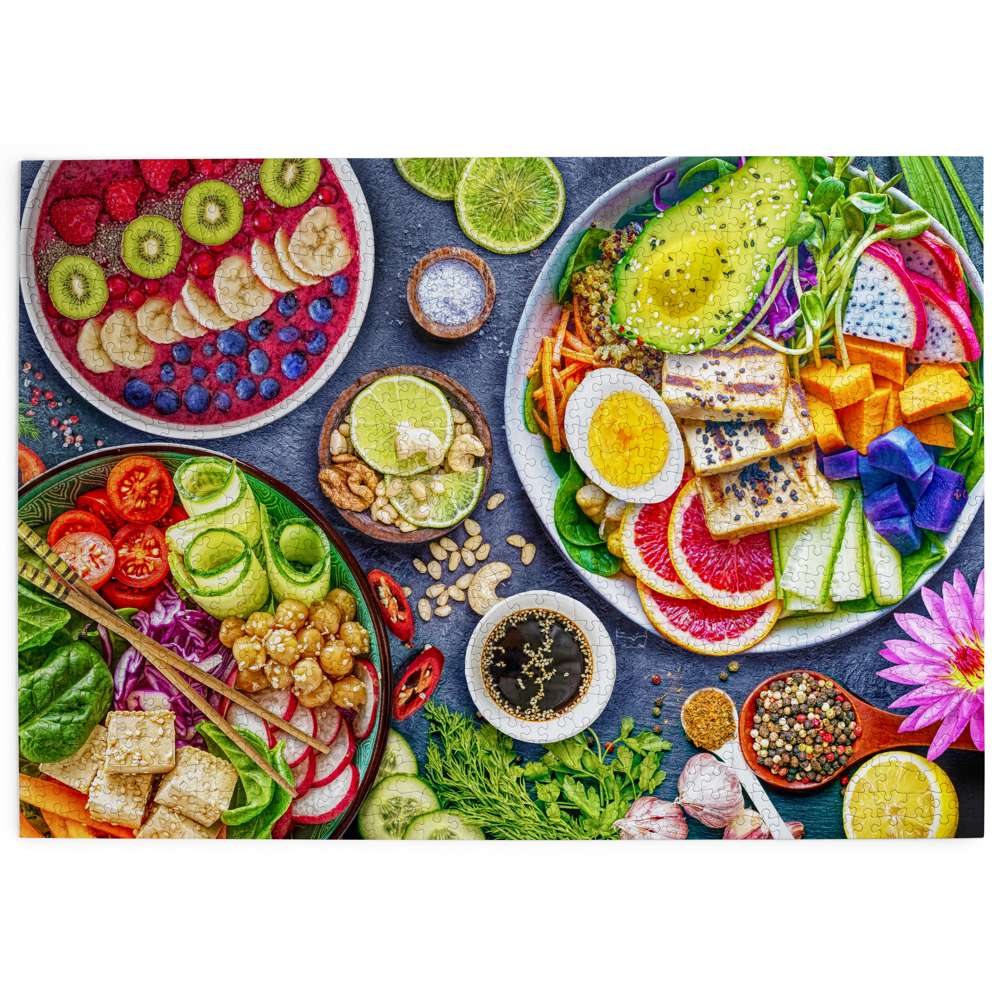 Puzzles Buddha Bowl Bliss 1000 Piece Jigsaw Puzzle