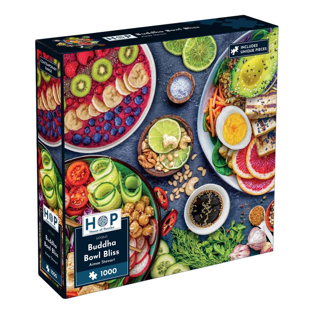 Puzzles Buddha Bowl Bliss 1000 Piece Jigsaw Puzzle