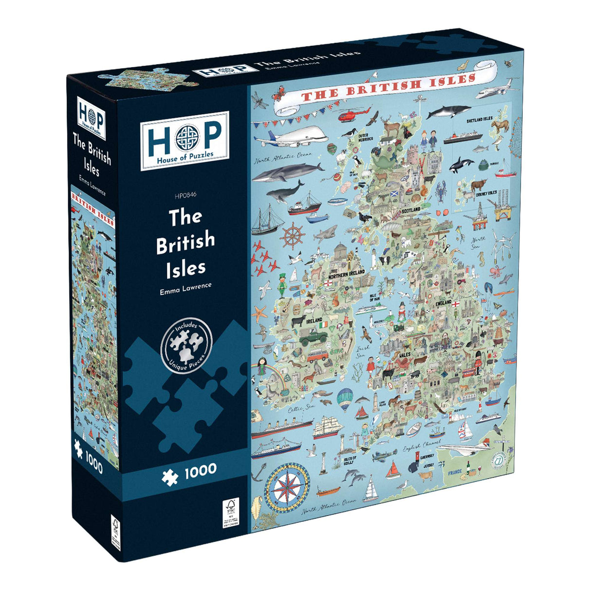 The British Isles 1000 Piece Puzzle