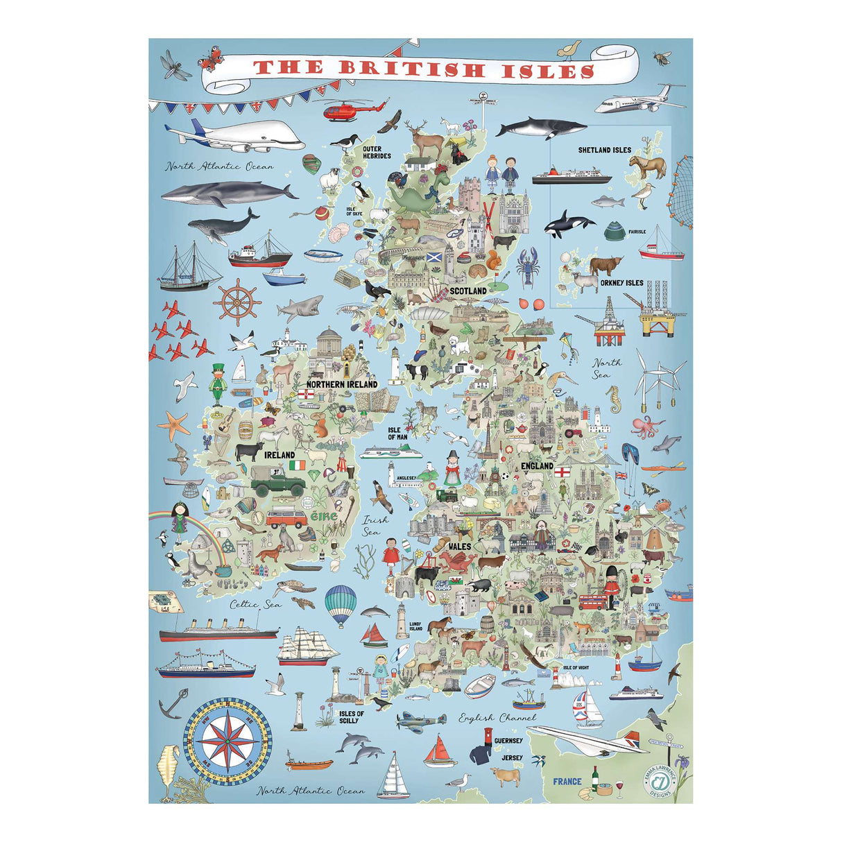 The British Isles 1000 Piece Puzzle