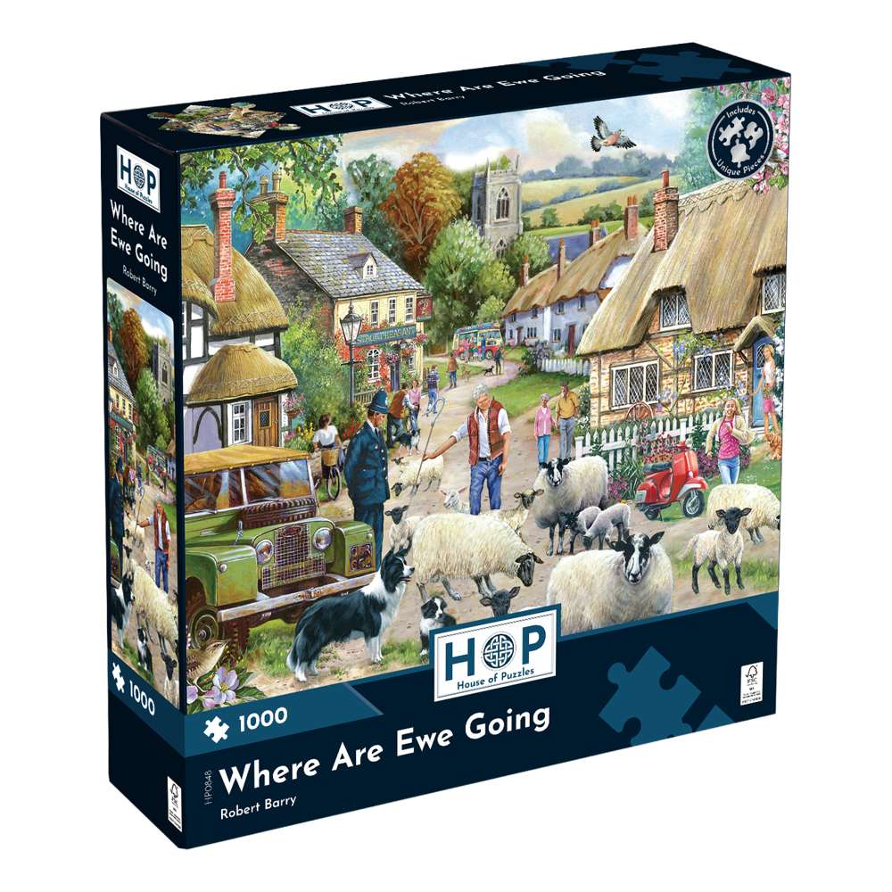 Where Are Ewe Going 1000 Piece Puzzle