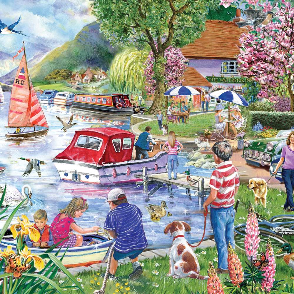 Waterside Inn BIG 500 Puzzle - Damaged Box