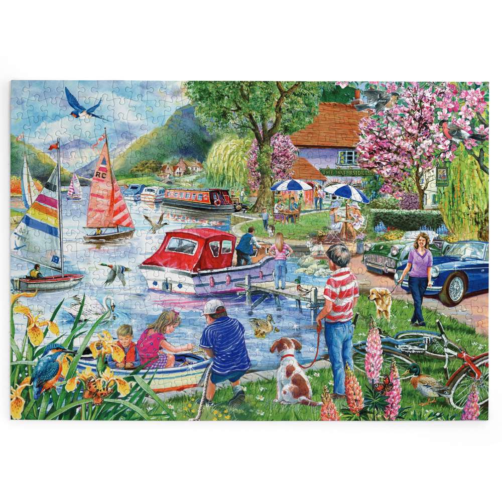 Waterside Inn BIG 500 Puzzle - Damaged Box