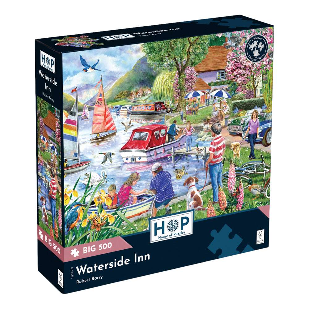 Waterside Inn BIG 500 Puzzle - Damaged Box