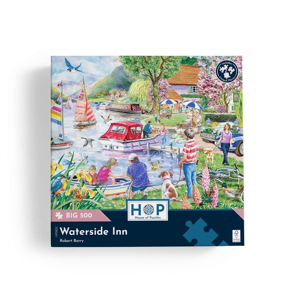 Waterside Inn BIG 500 Puzzle - Damaged Box