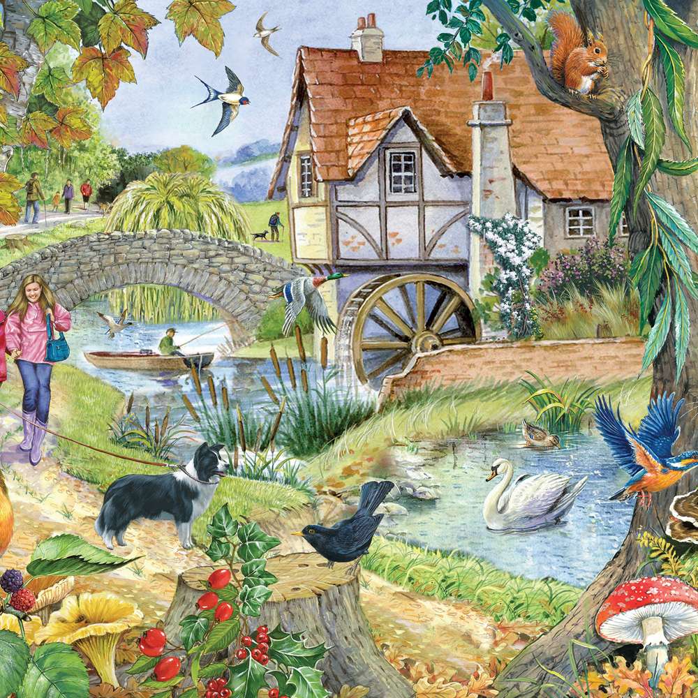 The Old Mill House 500 Piece Puzzle - Damaged Box