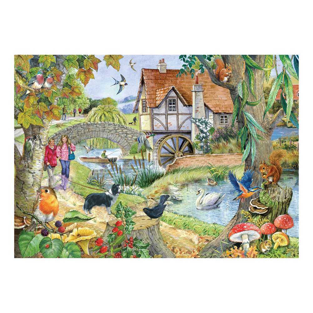 The Old Mill House 500 Piece Puzzle - Damaged Box