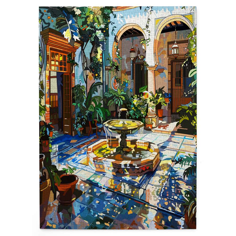 The House of Puzzles Majorcan Life 1000 Piece Puzzle - Summer Jigsaw Puzzle