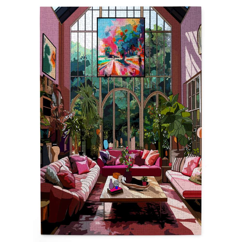 The House of Puzzles Miami Living 1000 Piece Puzzle - Cool Adult Jigsaw Puzzle