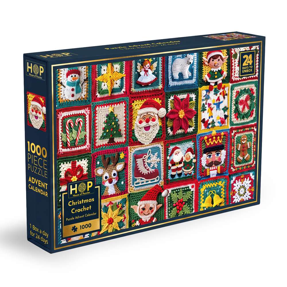 The House of Puzzles Advent Calendar- 24 Box Christmas Puzzle Advent Calendar