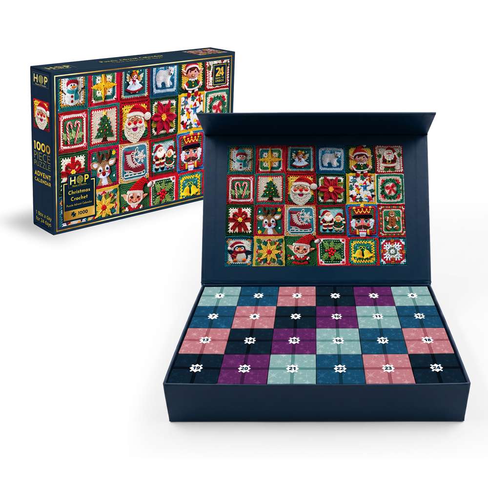 The House of Puzzles Advent Calendar- 24 Box Christmas Puzzle Advent Calendar