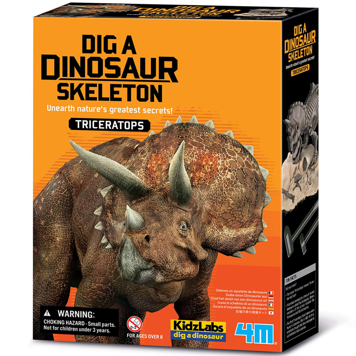 KidzLabs - Dig a Dinosaur Skeleton - Triceratops