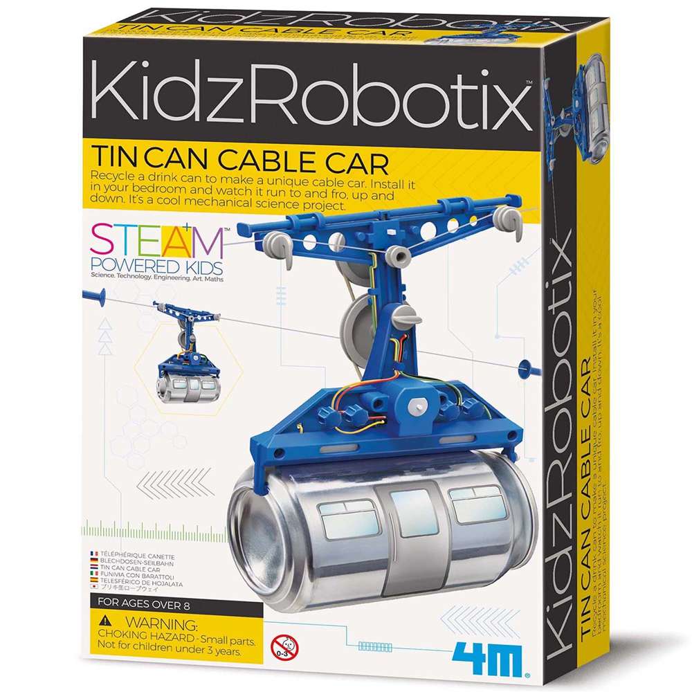 KidzRobotix - Tin Can Cable Car - Damaged Box