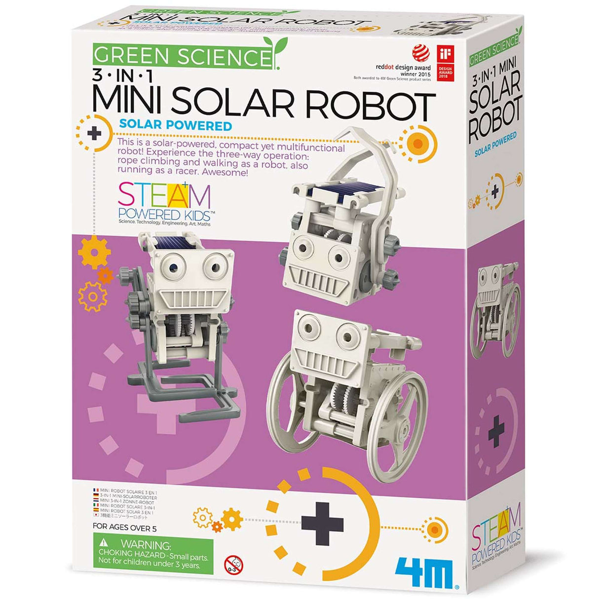 Green Science - 3-in-1 Mini Solar Robot