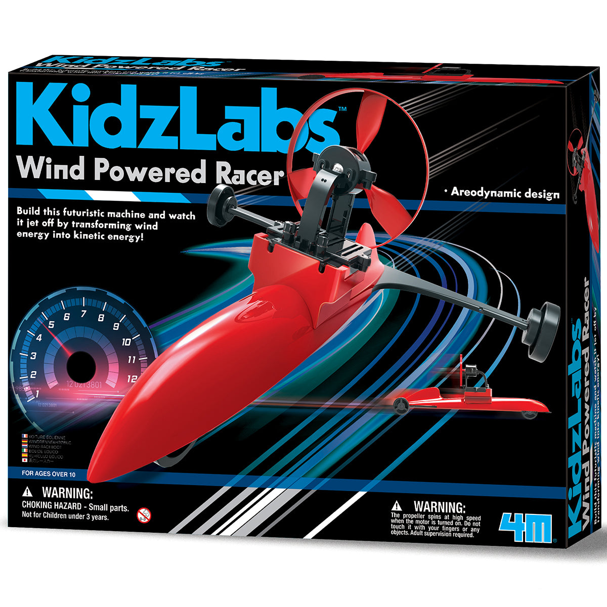 KidzLabs - Wind Powered Racer - Damaged Box