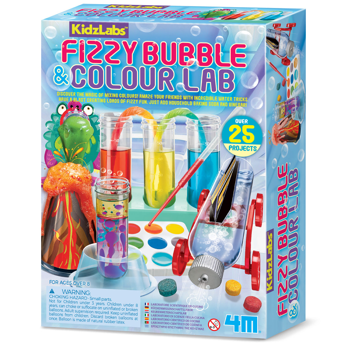 Kidzlabs - Fizzy Bubble & Colour Lab