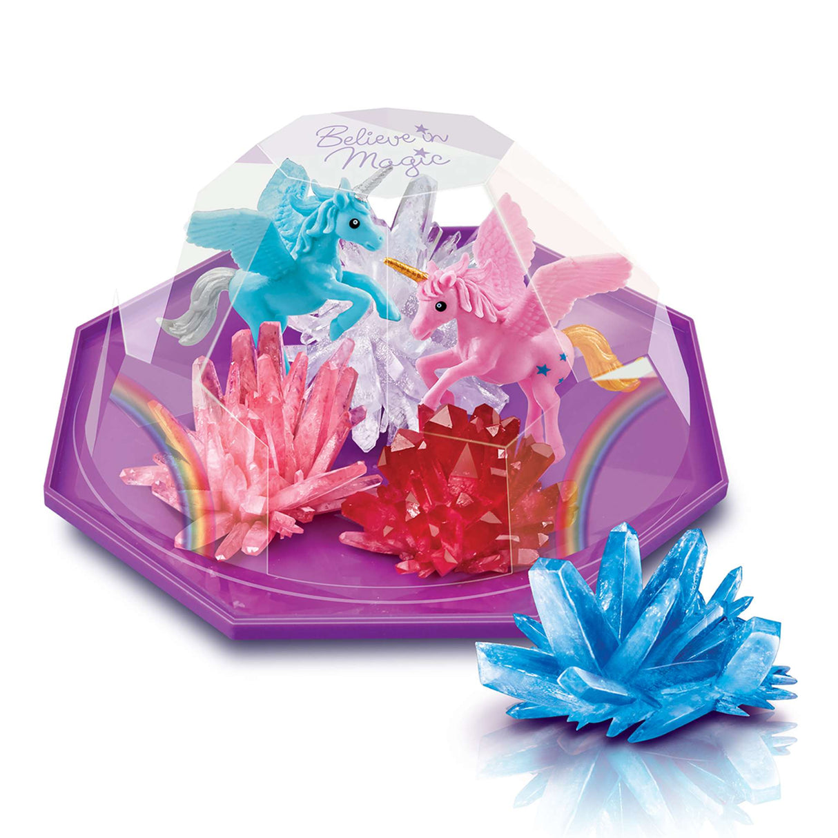 Crystal Growing - Magical Unicorn Crystal Terrarium
