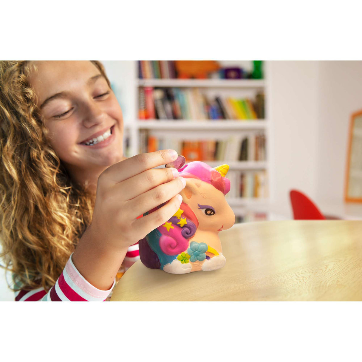 KidzMaker - Paint Your Own Mini Glitter Unicorn Bank