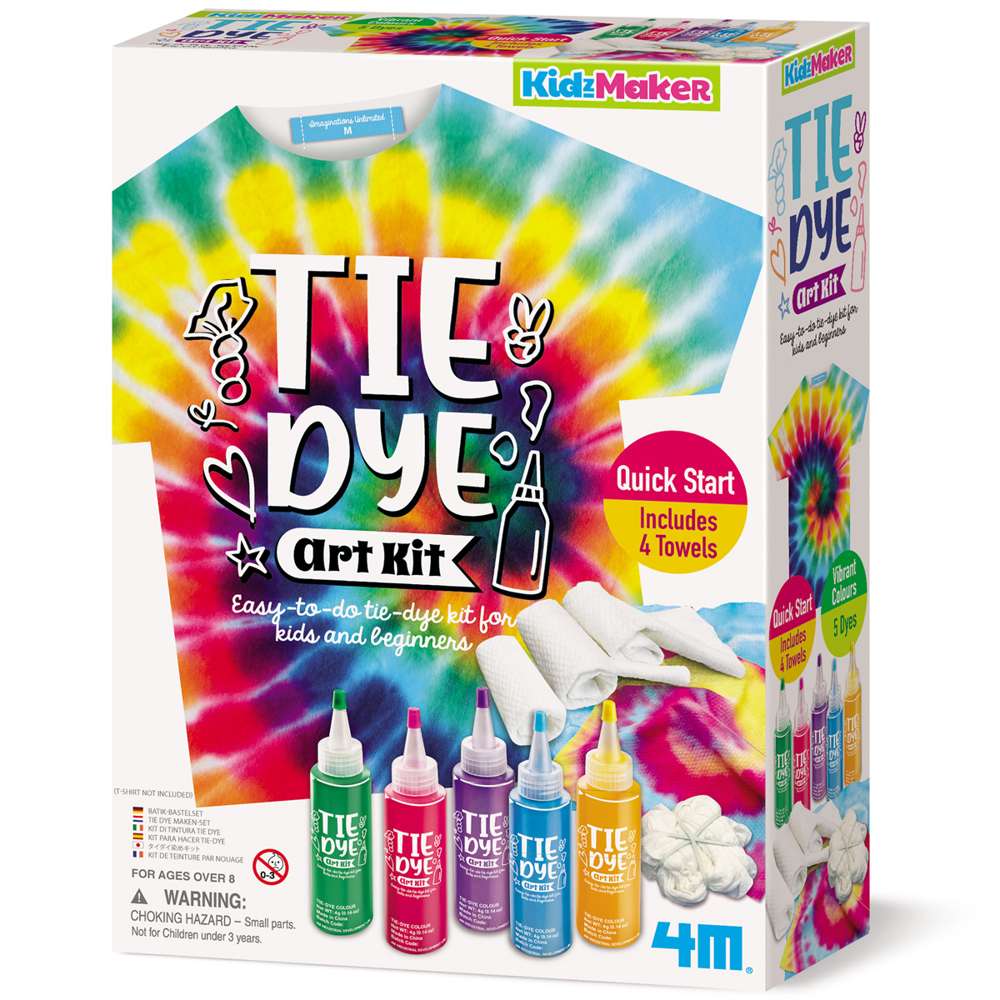 KidzMaker - Tie Dye Art Kit - Damaged Box